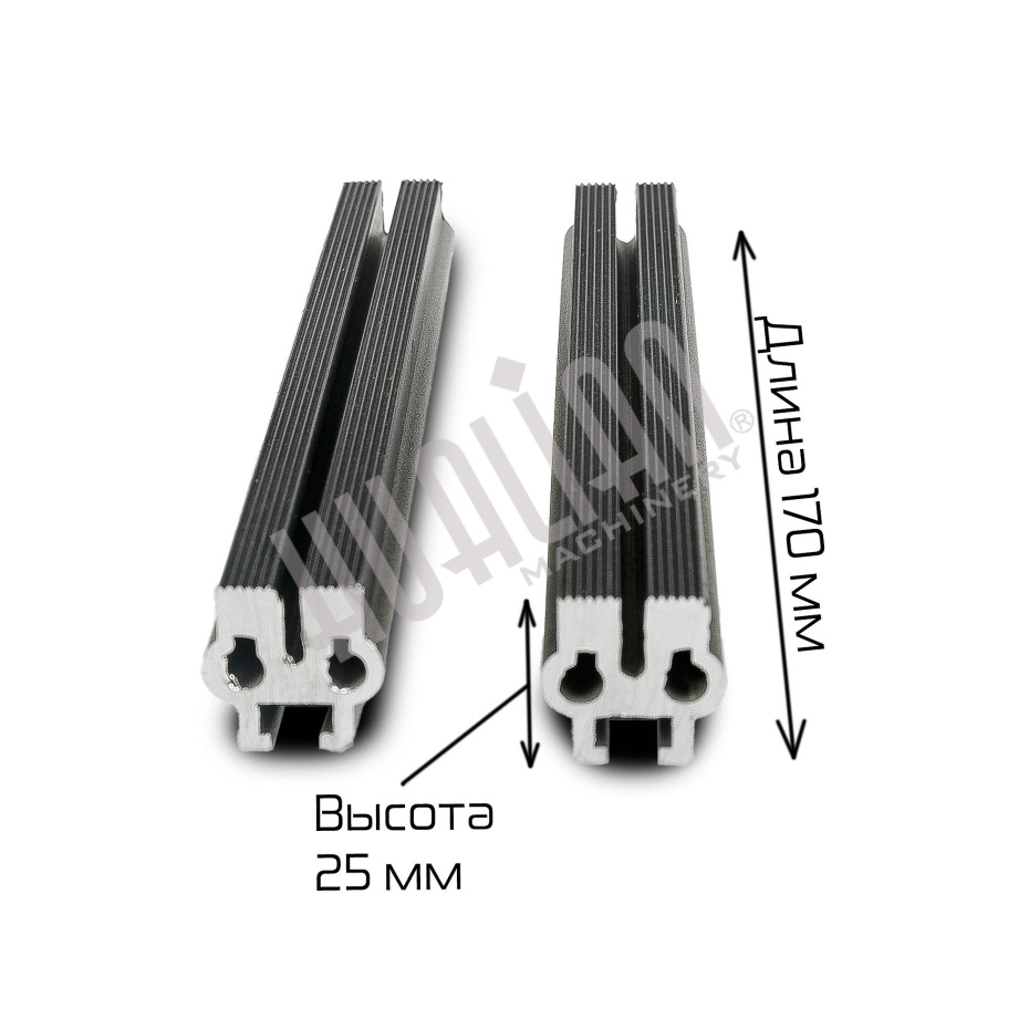 Губки поперечной запайки (длина 170 мм, рисунок полоска) для DXDG-G500 Hualian - Купить с доставкой по всему Казахстану