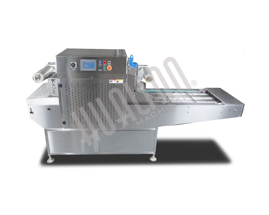 Автоматический запайщик лотков с функцией вакуумной газации HVT-450A/2 V2 (нерж., лоток 187*137) Hualian - Купить с доставкой по всему Казахстану