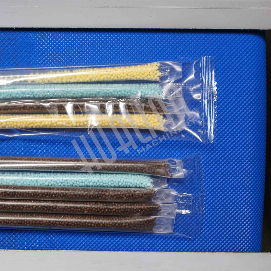 Горизонтальная упаковочная машина DXDZ-250XD  (H-40мм, bag L 65-190mm, S 200mm, регулируемый формирователь, вставки в транспортере) Hualian - Купить с доставкой по всему Казахстану