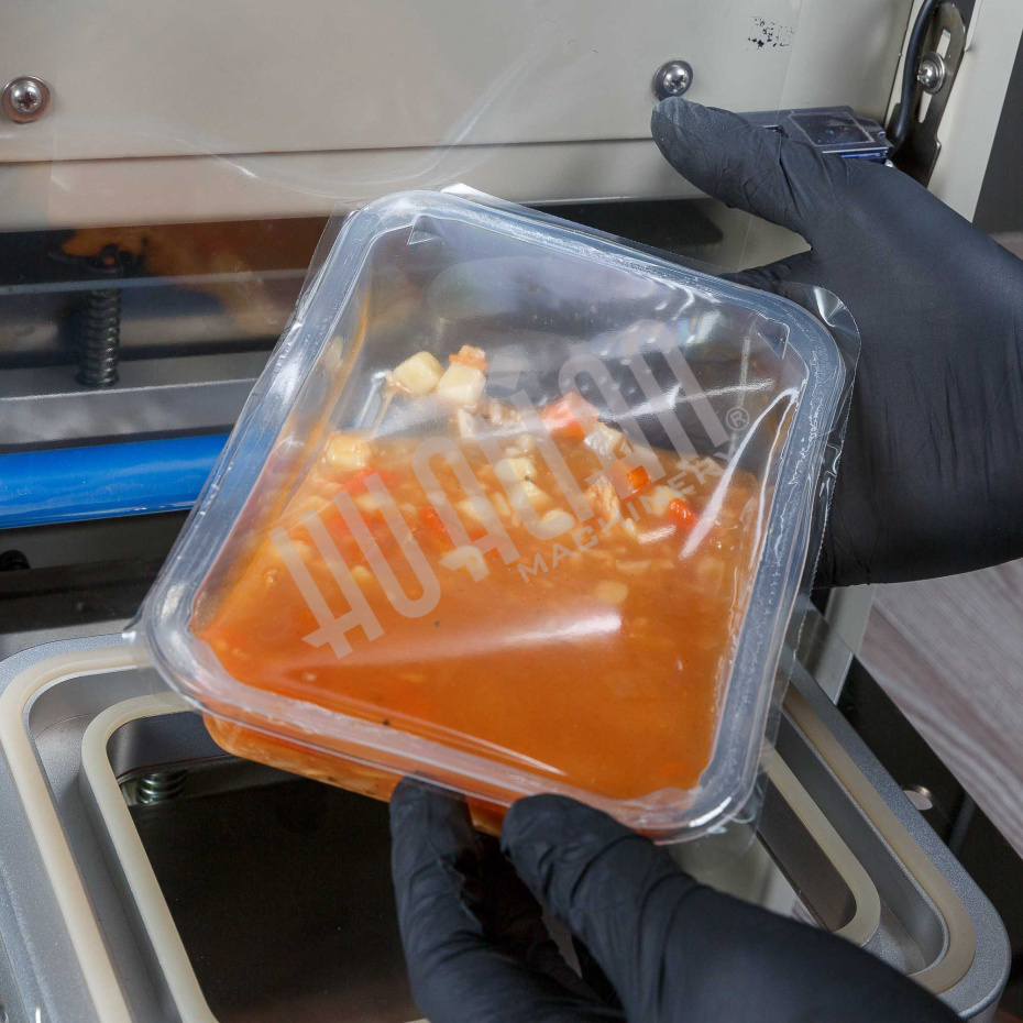 Полуавтоматический запайщик лотков HL-95B (187х137 мм) (фигурная матрица) Hualian - Купить с доставкой по всему Казахстану