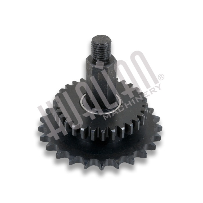 Двойная звездочка привода узла горизонтальной запайки в сборе со стойкой для DXDK-40 Hualian - Купить с доставкой по всему Казахстану