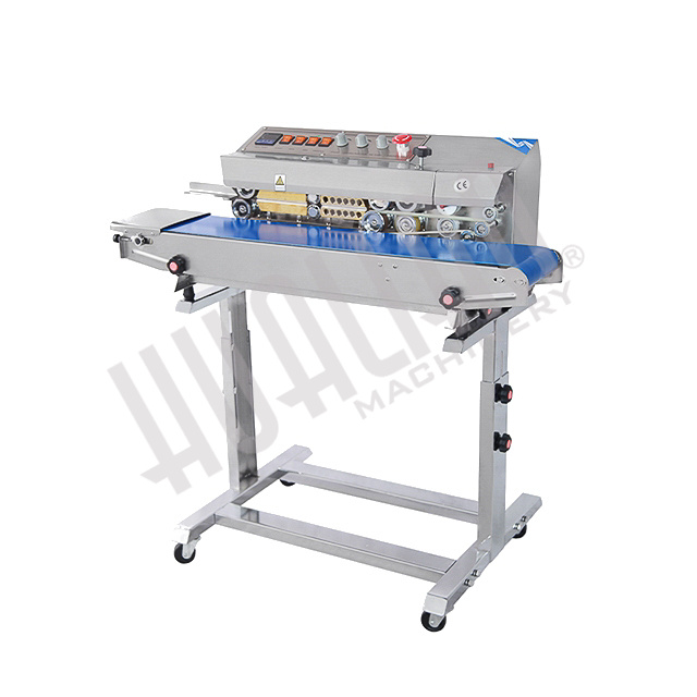 Роликовый конвейерный запайщик горизонтальный на консоли FRM-810III Hualian - Купить с доставкой по всему Казахстану