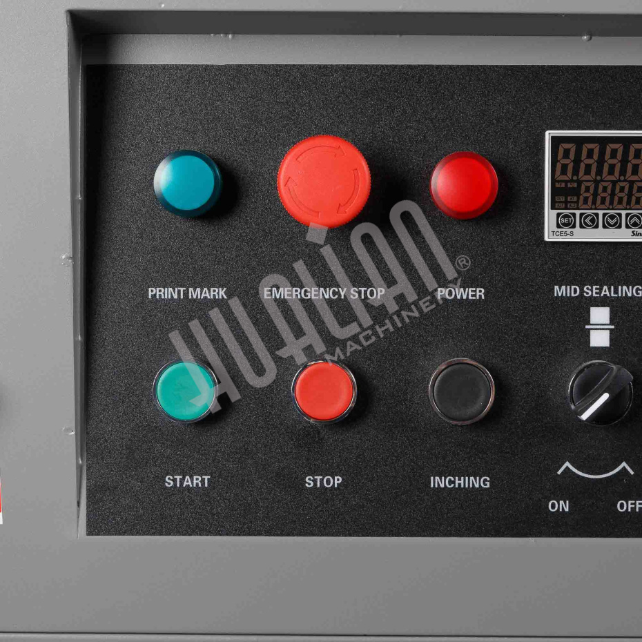 Автоматическая горизонтальная упаковочная машина DXDZ-600XD под ВПП (3 servo, лент. 250 мм, рег. форм., min bag L 130, H 120, трансп.попереч.запайки) Hualian - Купить с доставкой по всему Казахстану