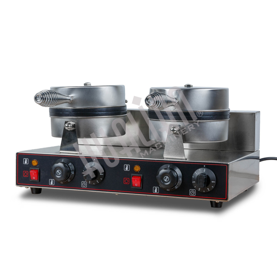 Вафельница для объемных вафель HWB-2 (2 секции, круг) Hualian - Купить с доставкой по всему Казахстану