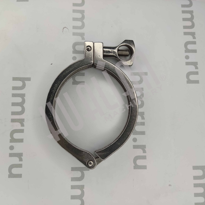 Хомут быстроразъёмного соединения CLAMP SMS 3" (91 мм) Hualian - Купить с доставкой по всему Казахстану