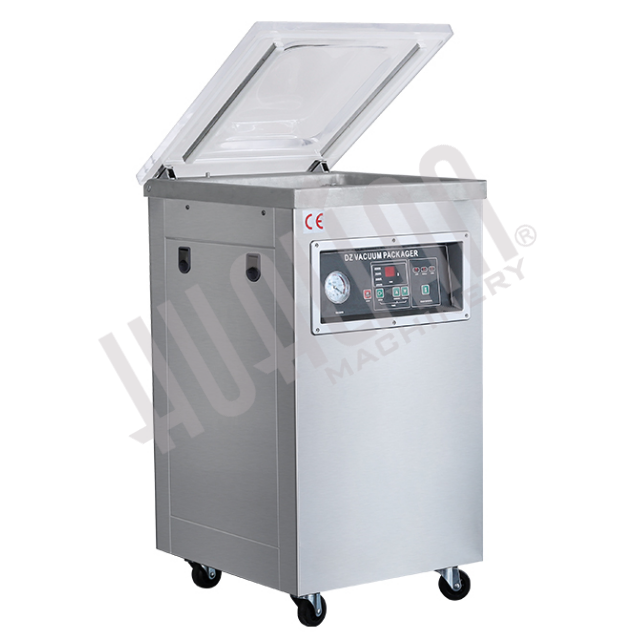 Напольный вакуумный упаковщик DZ-500/2F (нерж.) Эко