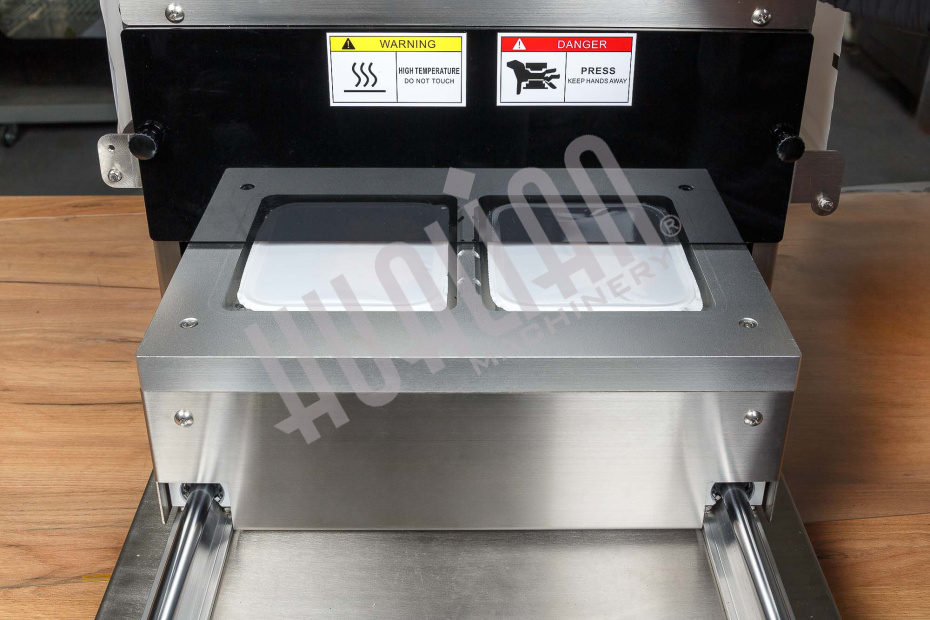 Запайщик лотков с газонаполнением EV-271 (187*137*120 мм, 2 лотка за цикл) Hualian - Купить с доставкой по всему Казахстану