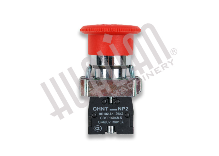 Кнопка аварийной остановки NP2-BS542 (DZQ-600L/S/DZF-5050/HVT-450R) Hualian - Купить с доставкой по всему Казахстану