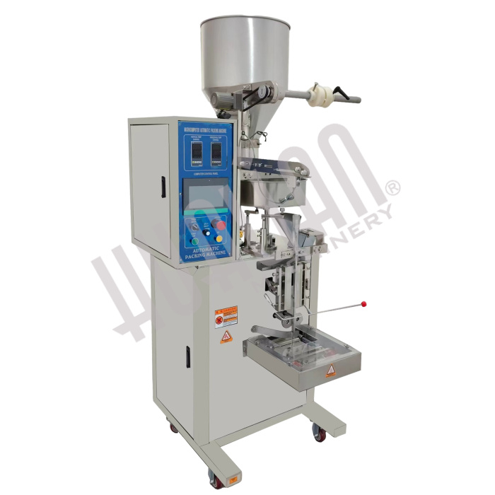 Автоматическая фасовочно-упаковочная машина DXDK-320RH-E (нерж., стик 17*110 мм, 4.6-8 мл, W пленки 42 мм, зубч. нож.) Hualian - Купить с доставкой по всему Казахстану