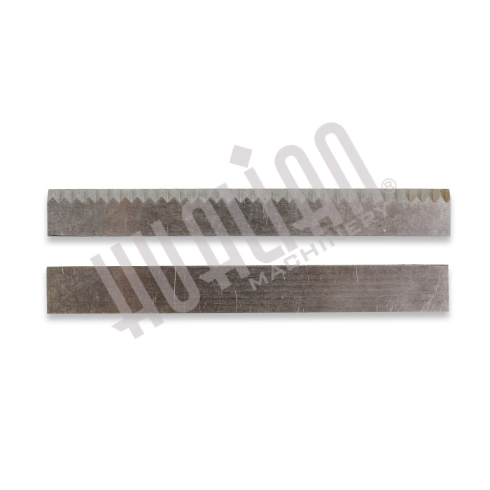 Комплект ножей (1 нож+1 ответная часть, зигзаг) для DXDK-40II Hualian - Купить с доставкой по всему Казахстану