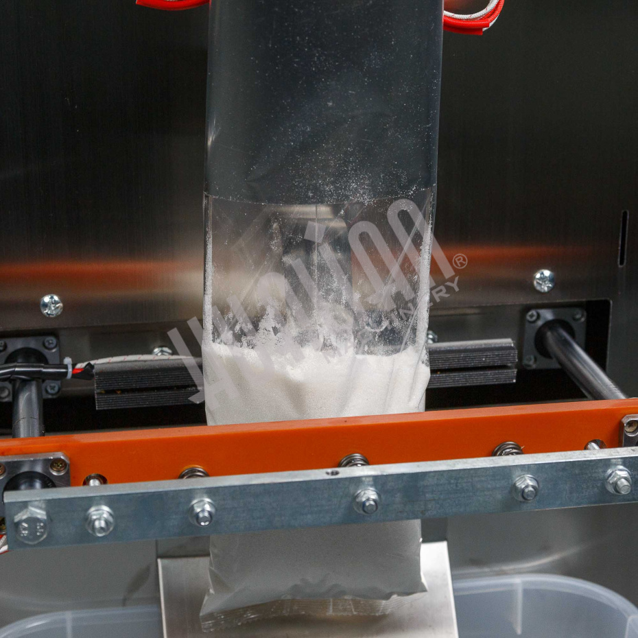 Автоматическая фасовочно-упаковочная машина DXDK-1000 NEW (пакет подушка, ширина пленки 300 мм, фотодатчик) Hualian - Купить с доставкой по всему Казахстану