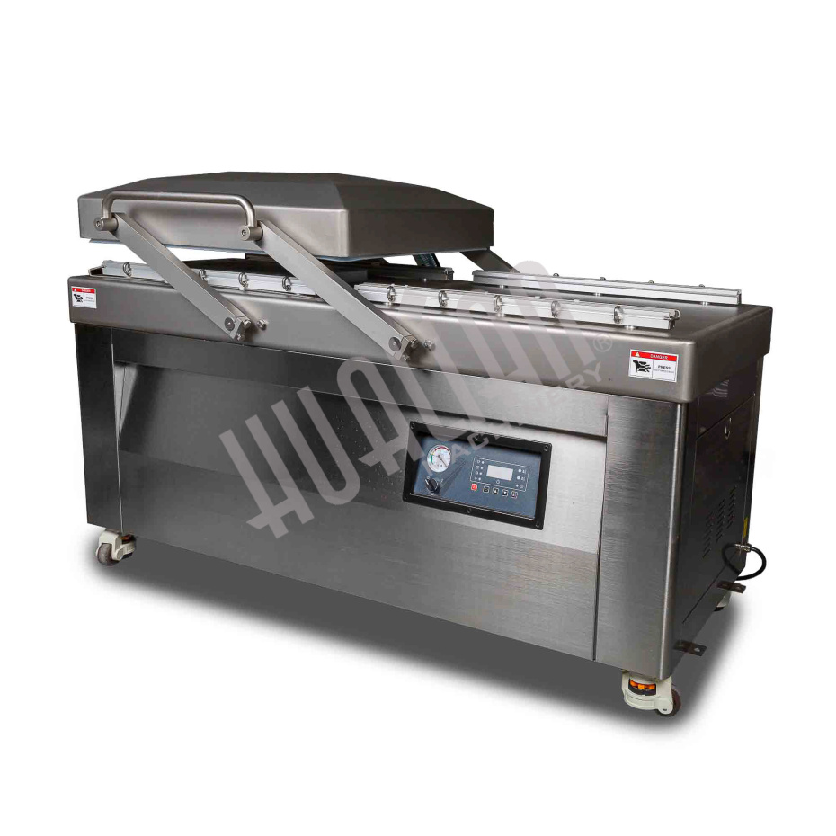 Напольный вакуумный упаковщик HVC-720S/2B-G (нерж., газ, обрезка, эл панель) Hualian - Купить с доставкой по всему Казахстану