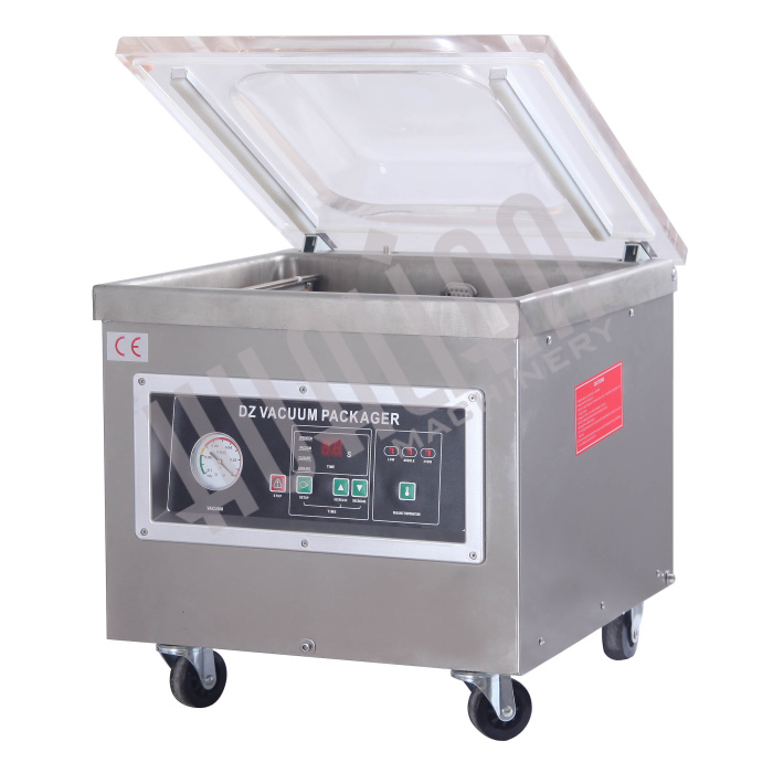 Настольный вакуумный упаковщик DZQ-400/2T (нерж., обрезка) Hualian - Купить с доставкой по всему Казахстану