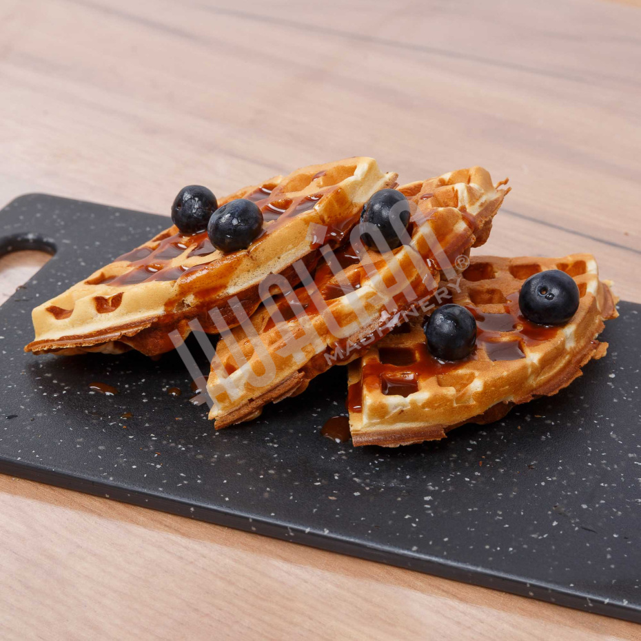 Вафельница для объемных вафель HWB-2 (2 секции, круг) Hualian - Купить с доставкой по всему Казахстану