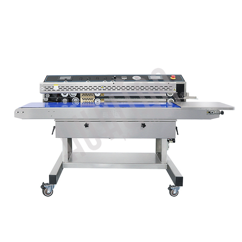 Горизонтальный конвейерный запайщик FRP-1120WH (SS) (нерж, каплеструйный принтер, откачка/наполн.возд) Hualian - Купить с доставкой по всему Казахстану