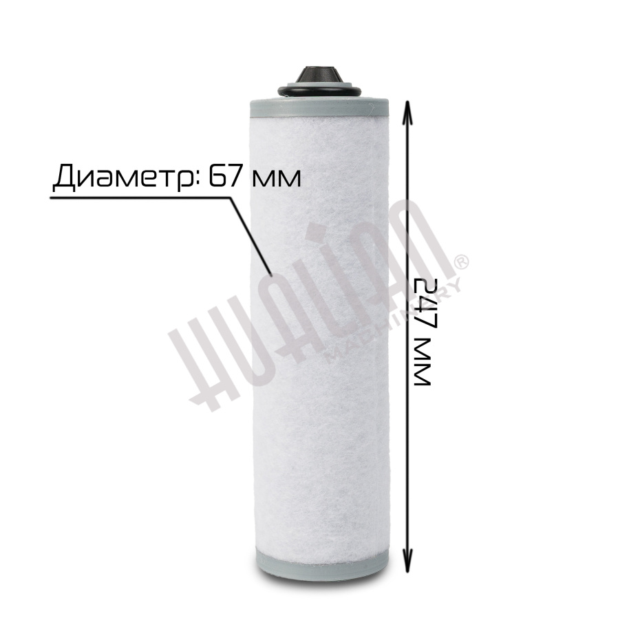 Воздушный фильтр для вакуумной помпы Hong Yi R 040, 40 м³/ч  для CGN208-D Hualian - Купить с доставкой по всему Казахстану