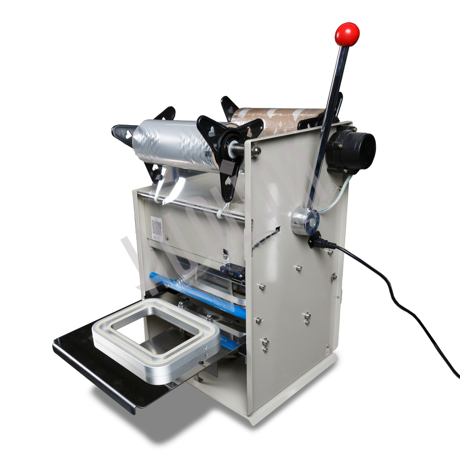 Полуавтоматический запайщик лотков HL-95B (187х137 мм) (фигурная матрица) Hualian - Купить с доставкой по всему Казахстану