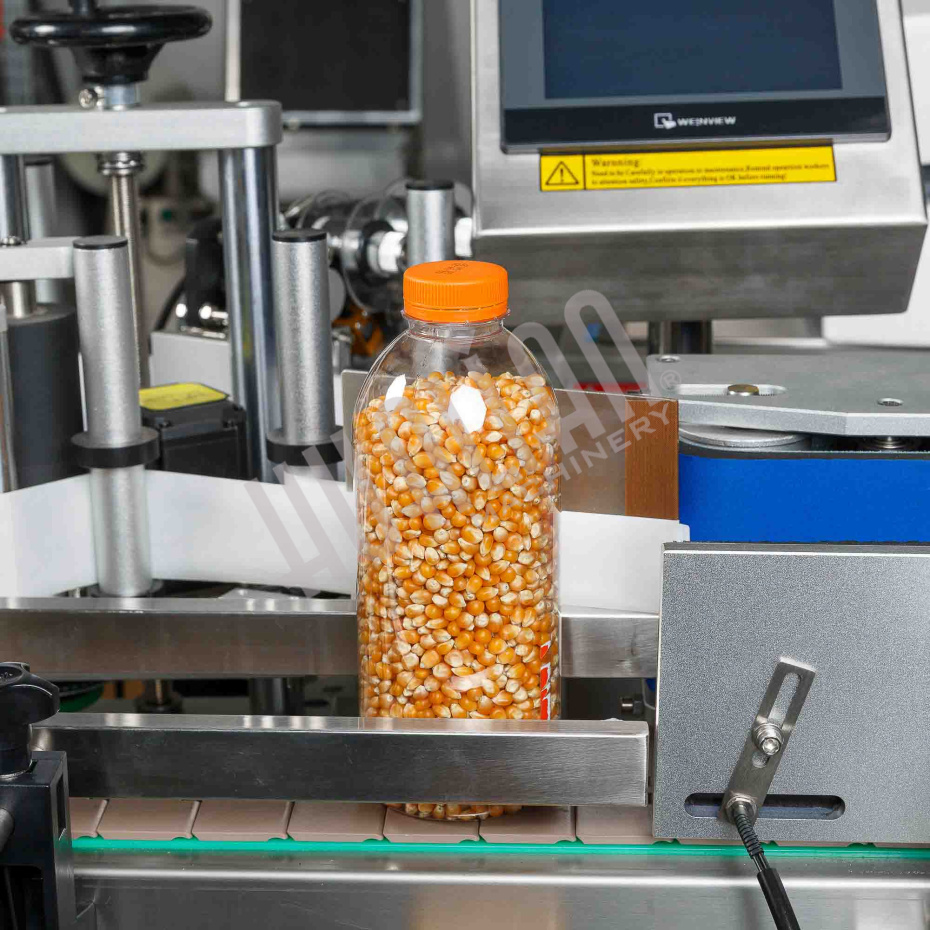 Напольный автоматический этикетировщик для круглой тары с датером HLMT-200D Hualian - Купить с доставкой по всему Казахстану