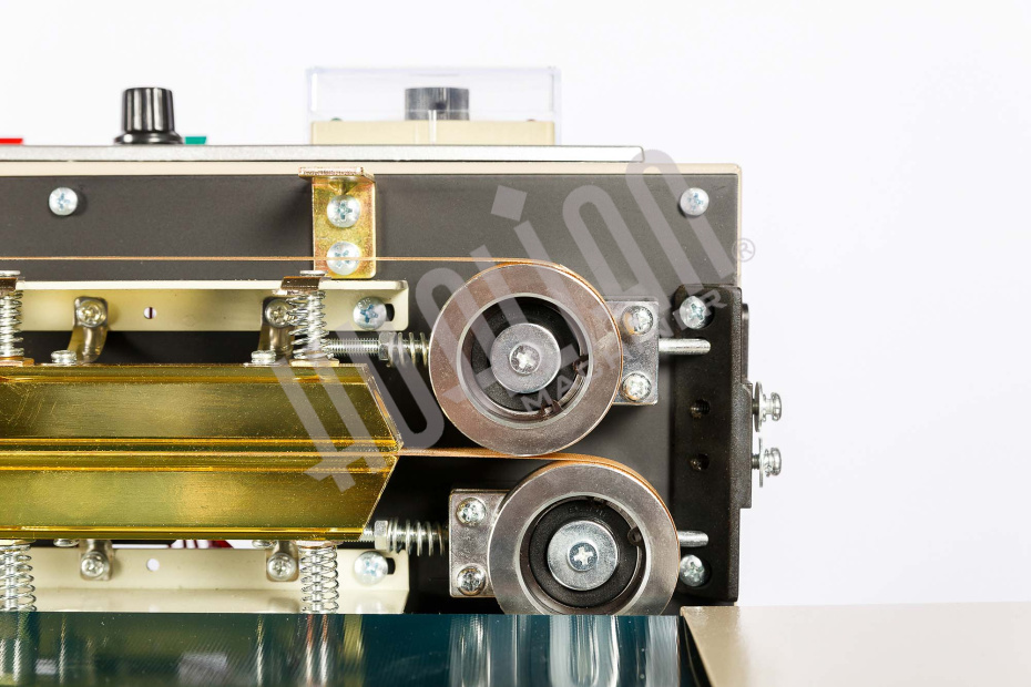 Роликовый (конвейерный) запайщик горизонтального типа DBF-900 LOW COST Hualian - Купить с доставкой по всему Казахстану