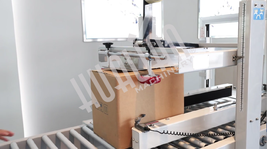 Полуавтоматический заклейщик коробов FXJ-5050L Hualian - Купить с доставкой по всему Казахстану