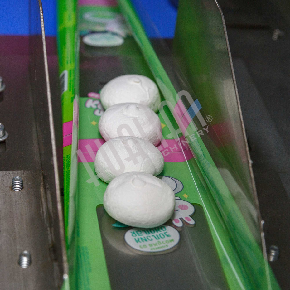 Горизонтальная упаковочная машина DXDZ-250XD  (H-40мм, bag L 65-190mm, S 200mm, регулируемый формирователь, вставки в транспортере) Hualian - Купить с доставкой по всему Казахстану