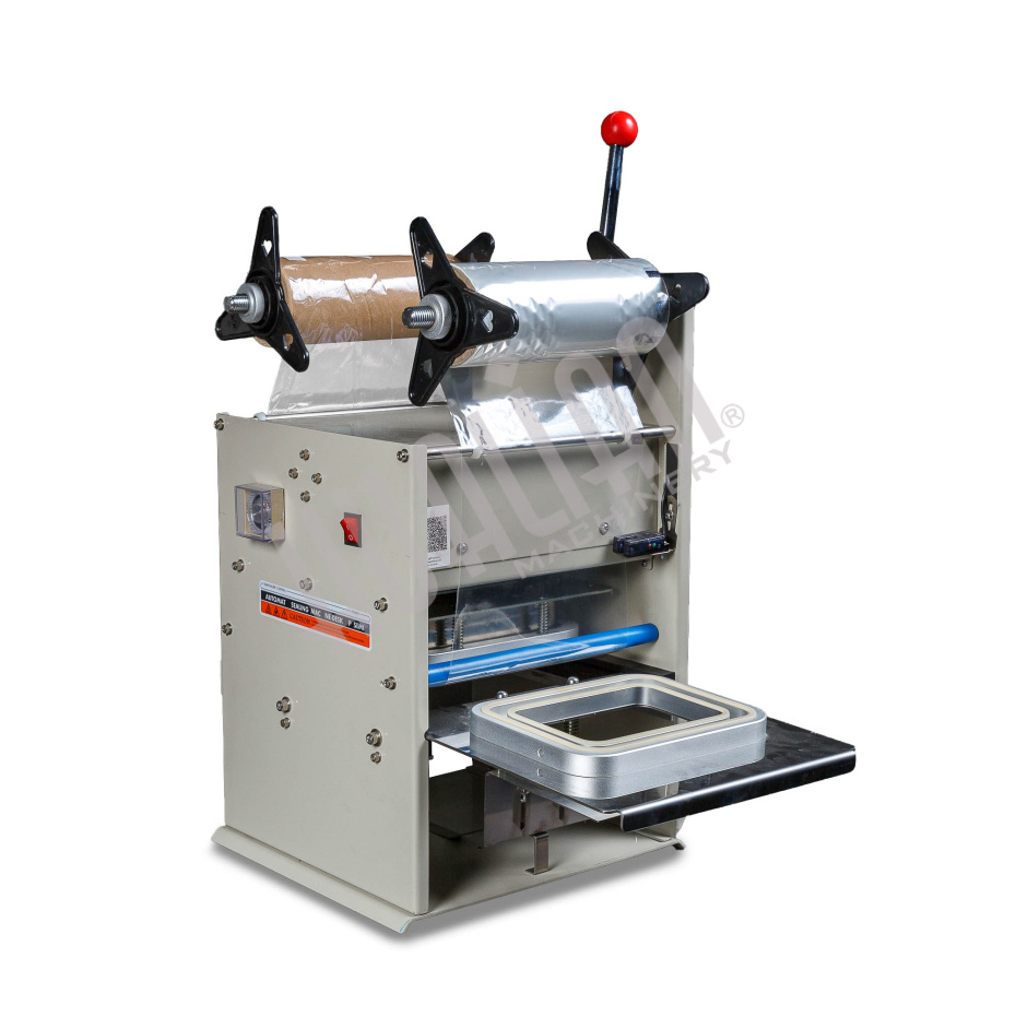 Полуавтоматический запайщик лотков HL-95B (187х137 мм) (фигурная матрица) Hualian - Купить с доставкой по всему Казахстану