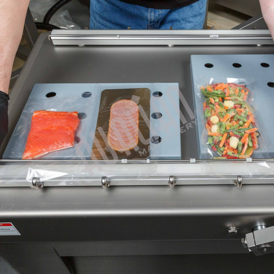 Напольный вакуумный упаковщик HVC-720S/2B-G (нерж., газ, обрезка, эл панель) Hualian - Купить с доставкой по всему Казахстану