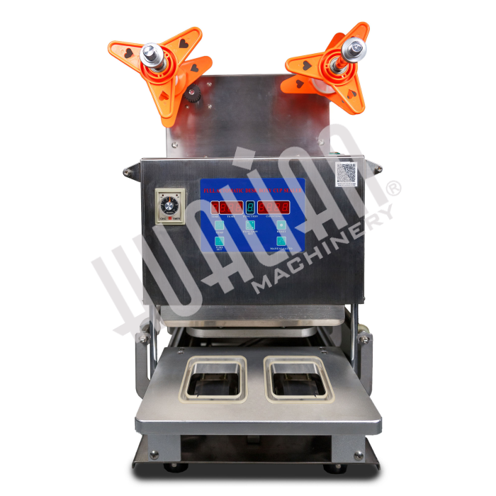 Запайщик лотков HL-95A SS (182*96*(20-55) мм, 2 лотка за цикл, счетчик, уголок надрыва пленки) Hualian - Купить с доставкой по всему Казахстану