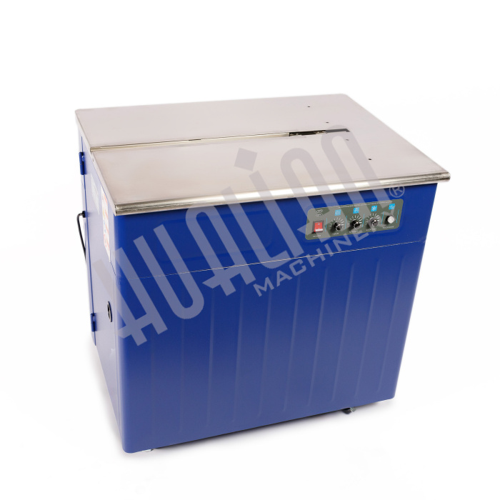 Полуавтоматическая стрейпинг-машина (закрытый стол) HL-201 Hualian - Купить с доставкой по всему Казахстану