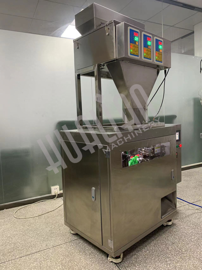 Мини дой-пак линия с весовым дозатором для пакетов с зип-локом HLDX-500 Hualian - Купить с доставкой по всему Казахстану