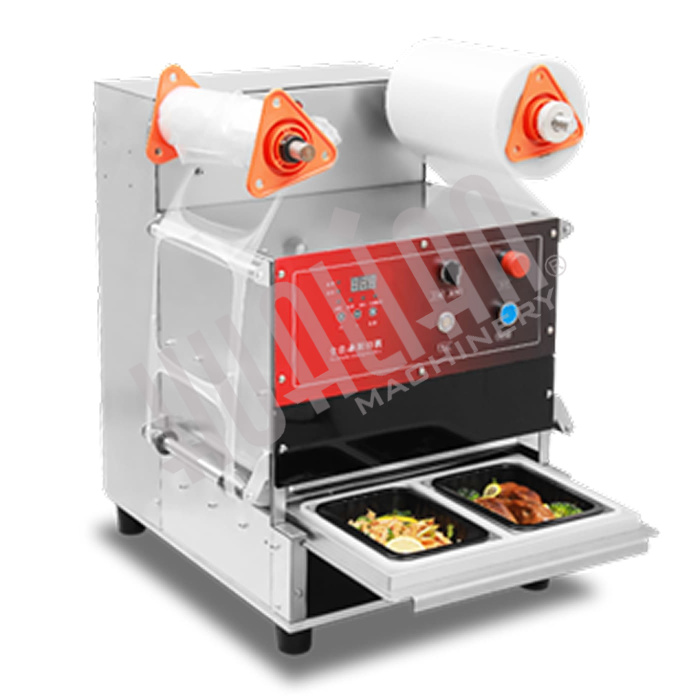 Автоматический запайщик лотков HLS-300TA (142x92*80, 2 лотка за цикл) Hualian - Купить с доставкой по всему Казахстану