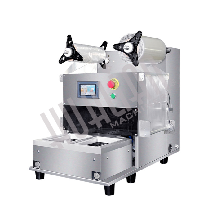 Запайщик лотков с газонаполнением EV-271 (187*137*120 мм, 2 лотка за цикл) Hualian - Купить с доставкой по всему Казахстану