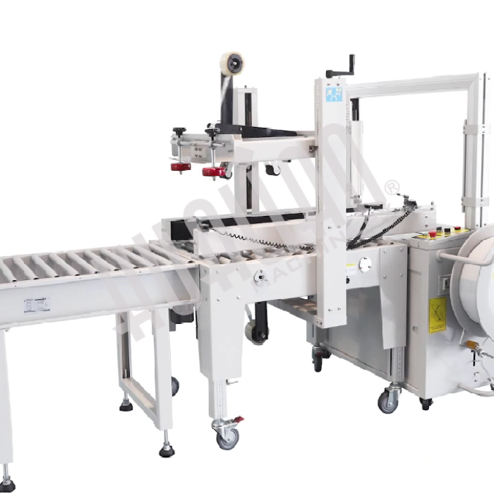 Полуавтоматический заклейщик коробов FXJ-5050L Hualian - Купить с доставкой по всему Казахстану