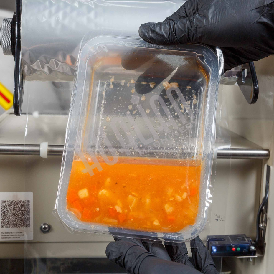 Полуавтоматический запайщик лотков HL-95B (187х137 мм) (фигурная матрица) Hualian - Купить с доставкой по всему Казахстану