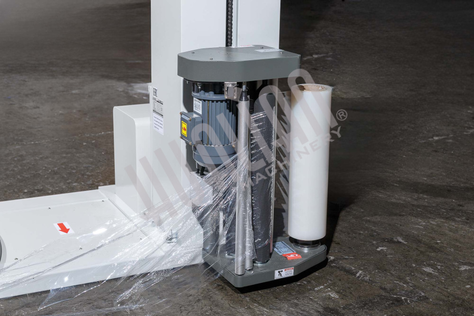 Паллетоупаковщик HL-1650 Economical с моторизированной кареткой с престрейчем Hualian - Купить с доставкой по всему Казахстану