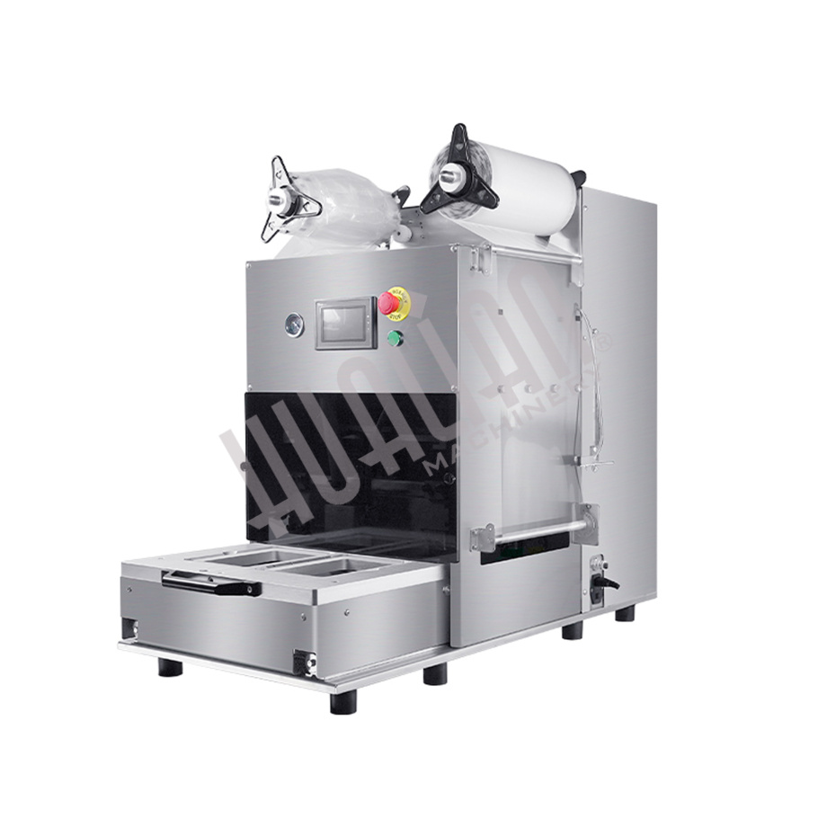 Вакуумный запайщик лотков с газонаполнением EV-272 (210*148*120 мм, 2 лотка за цикл) Hualian - Купить с доставкой по всему Казахстану