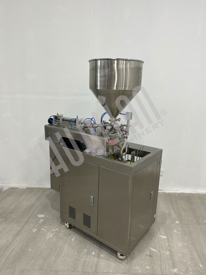 Мини дой-пак линия с поршневым дозатором для пакетов с зип-локом HLDX-9018G Hualian - Купить с доставкой по всему Казахстану