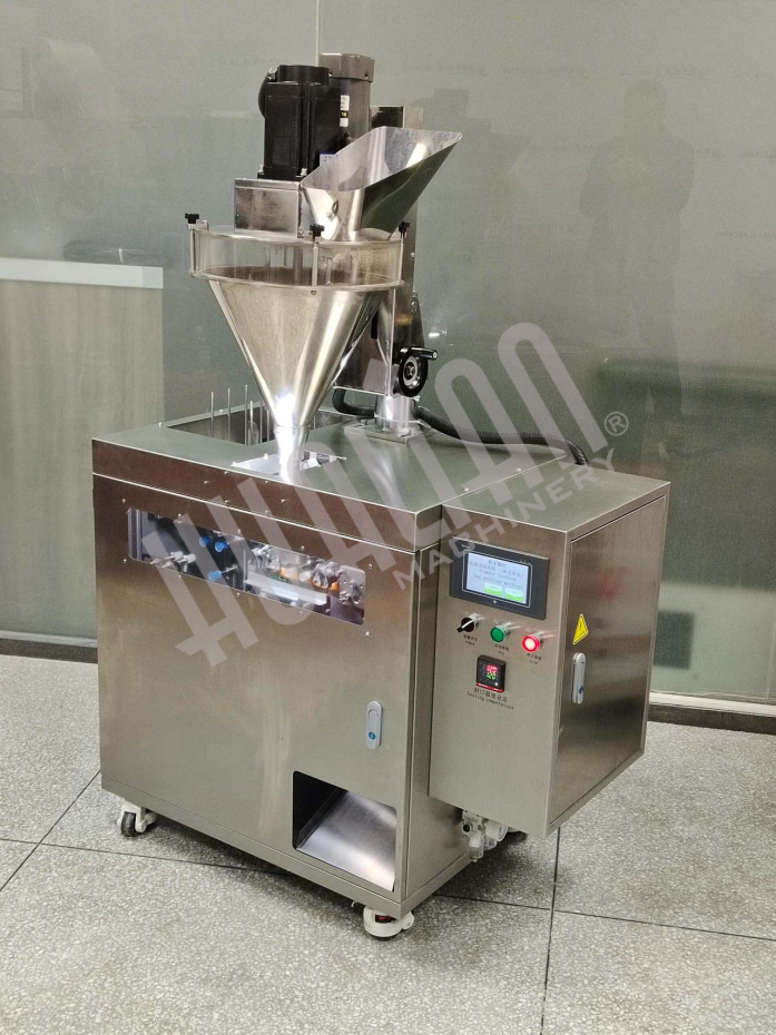 Мини дой-пак линия со шнековым дозатором для пакетов с зип-локом HLDX-9018F  Hualian - Купить с доставкой по всему Казахстану