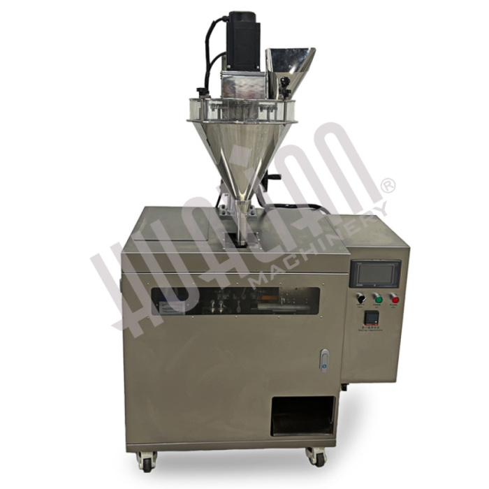 Мини дой-пак линия со шнековым дозатором HLDX-9018F  Hualian - Купить с доставкой по всему Казахстану