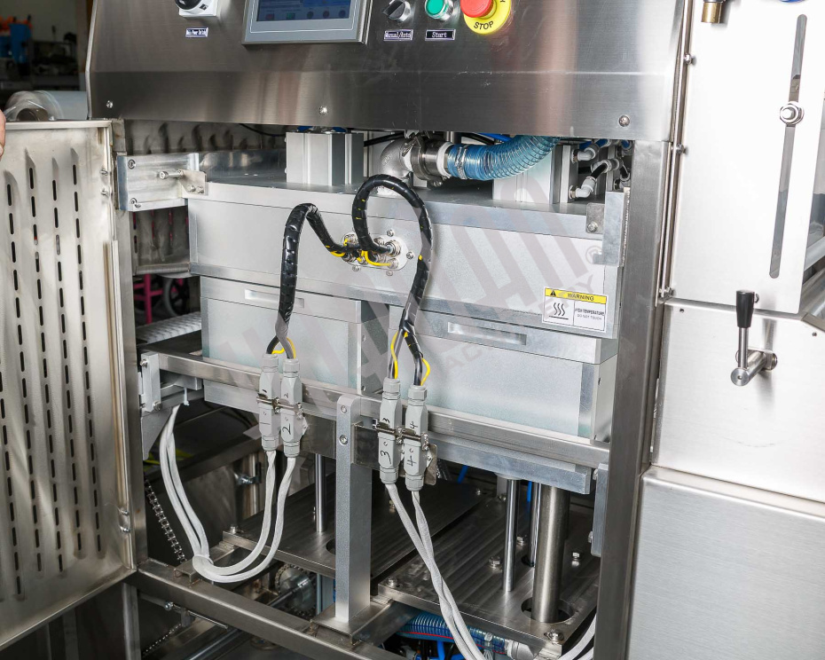 Автоматический запайщик лотков с функцией вакуумной газации HVT-450A/2 V2 (нерж., лоток 187*137) Hualian - Купить с доставкой по всему Казахстану