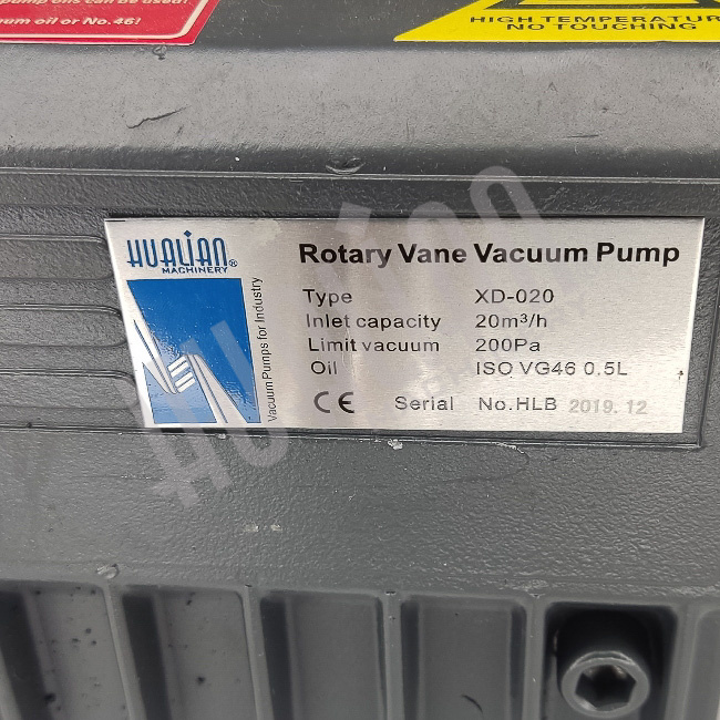 Вакуумный насос XDZ-20 (HM), в сборе с двигателем, 20 м³/ч, 220 В, для DZ, HVC, HVT, TB Hualian - Купить с доставкой по всему Казахстану