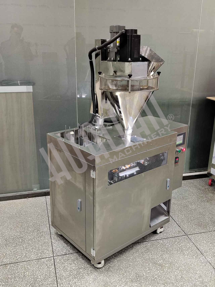 Мини дой-пак линия со шнековым дозатором для пакетов с зип-локом HLDX-9018F  Hualian - Купить с доставкой по всему Казахстану