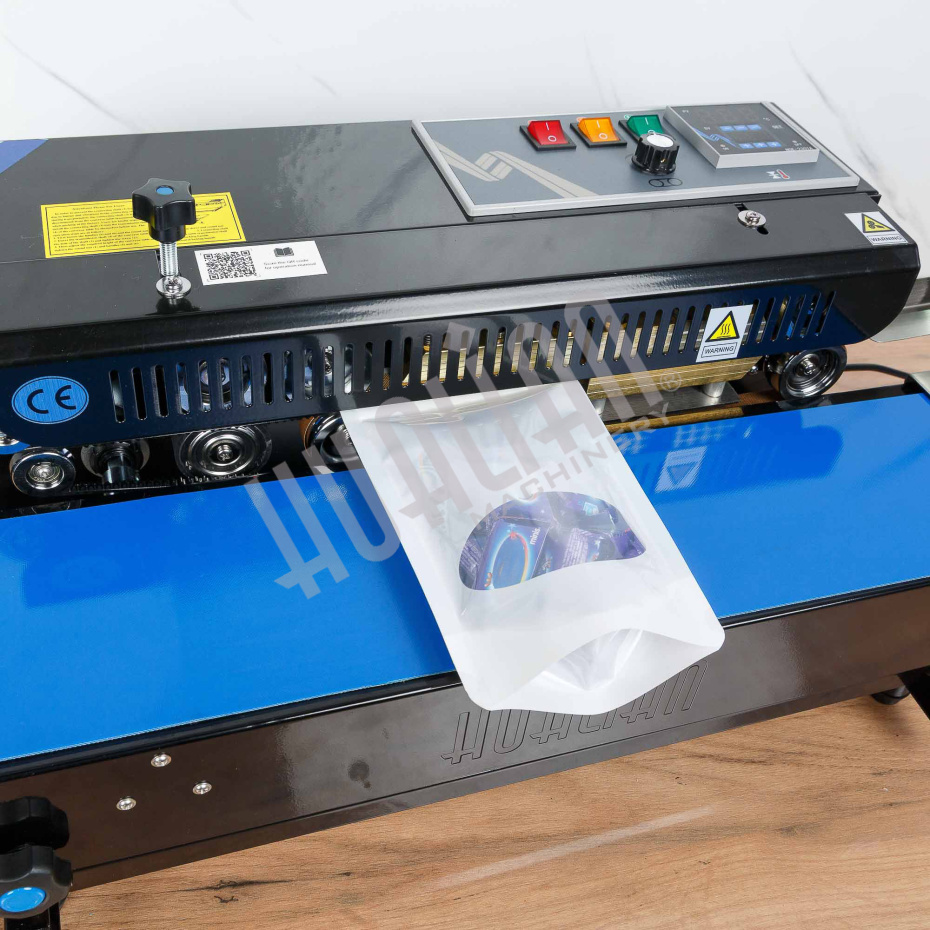 Роликовый (конвейерный) запайщик с правой подачей FRD-750E (горизонт.) Hualian - Купить с доставкой по всему Казахстану