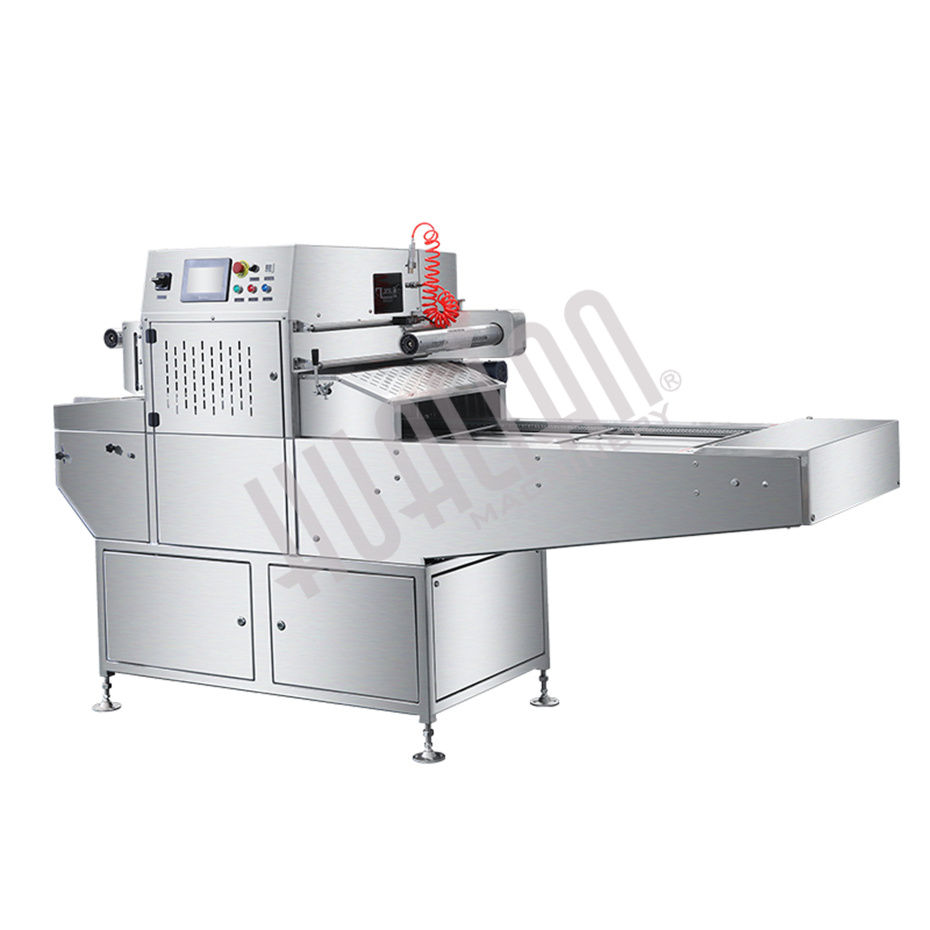  Автоматический запайщик лотков с функцией вакуумной газации HVT-450A/2 V2 (нерж., лоток 210*148) Hualian - Купить с доставкой по всему Казахстану