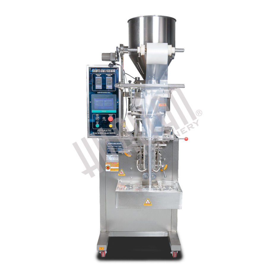 Автоматическая фасовочно-упаковочная машина DXDK-320RH-E (нерж., сашет 75*90 мм, 25-35 мл, W пленки 150 мм, датер в губках, насечка, зубч. нож.) Hualian - Купить с доставкой по всему Казахстану