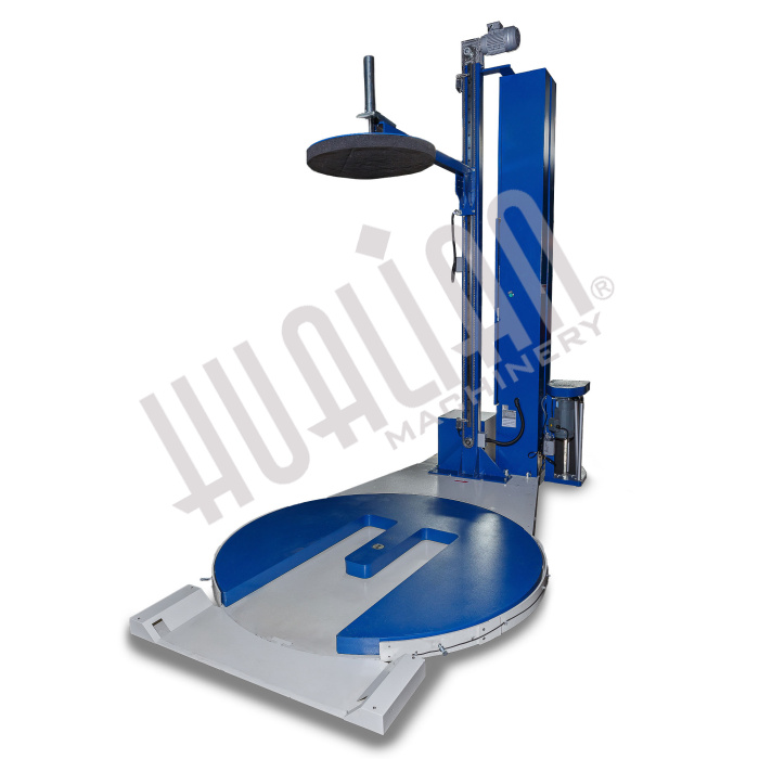 Паллетоупаковщик HL-1650FP Pro с E-платформой с моторизированной кареткой, с прижимом Hualian - Купить с доставкой по всему Казахстану