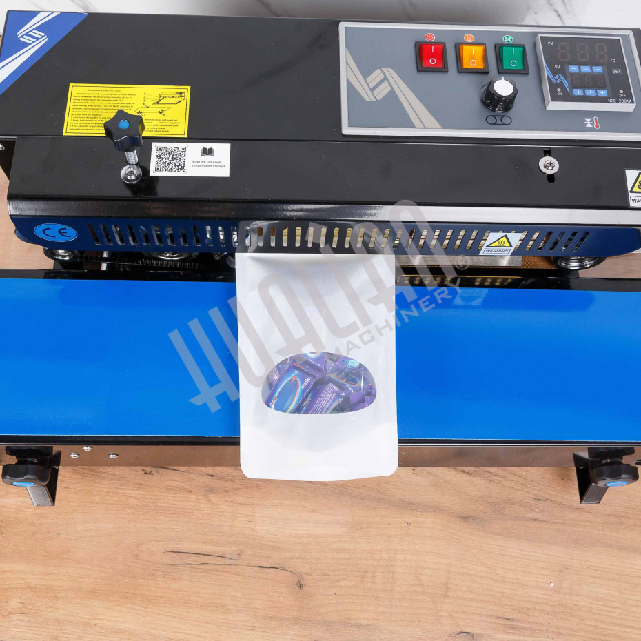 Роликовый (конвейерный) запайщик с правой подачей FRD-750E (горизонт.) Hualian - Купить с доставкой по всему Казахстану