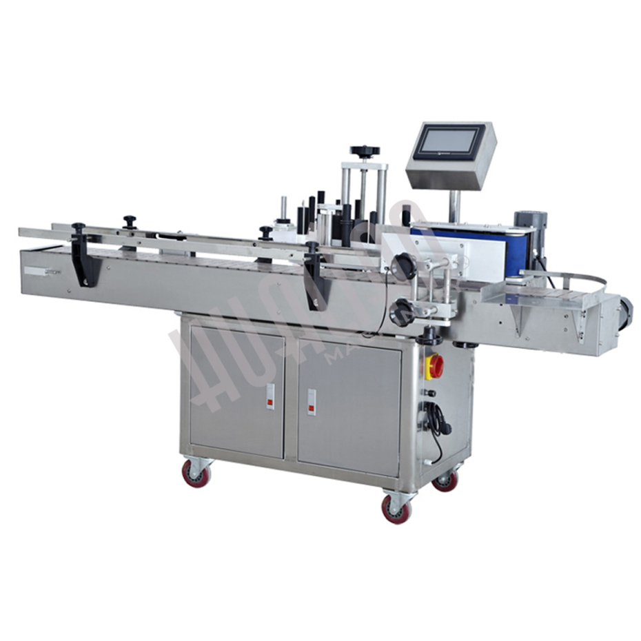 Напольный автоматический этикетировщик для круглой тары HLMT-200 LOW COST Hualian - Купить с доставкой по всему Казахстану