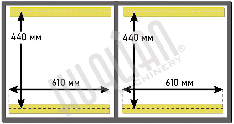 Напольный вакуумный упаковщик HVC-610S/2B (DZ-610/2SB) (нерж.) Hualian - Купить с доставкой по всему Казахстану