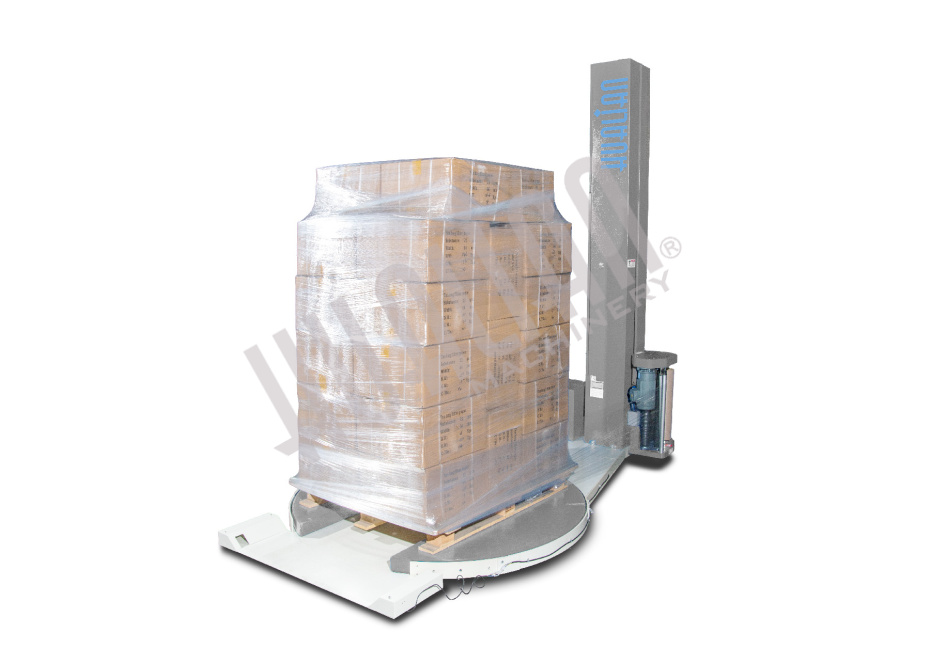 Паллетоупаковщик HL-1650F Economical с E-платформой с моторизированной кареткой с престрейчем Hualian - Купить с доставкой по всему Казахстану